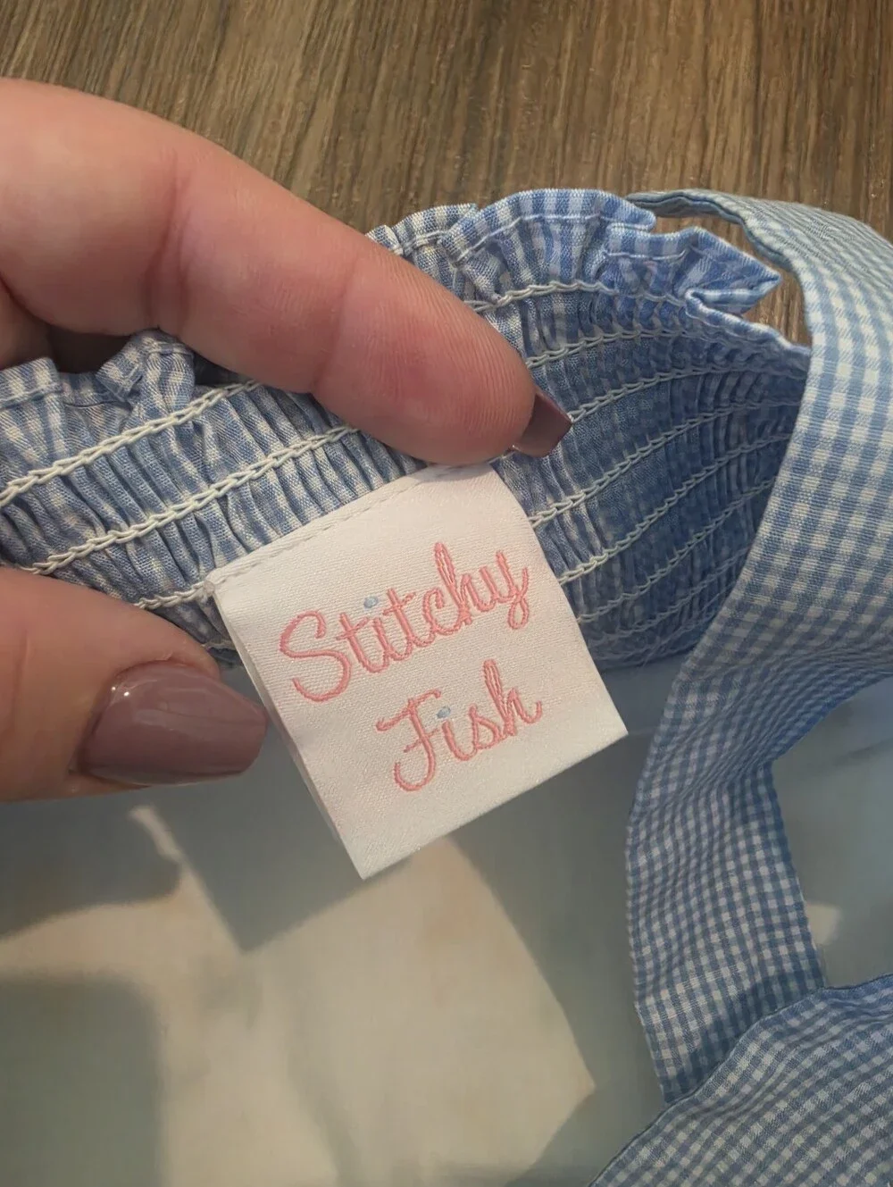 Stitchy Fish lemon swimsuit